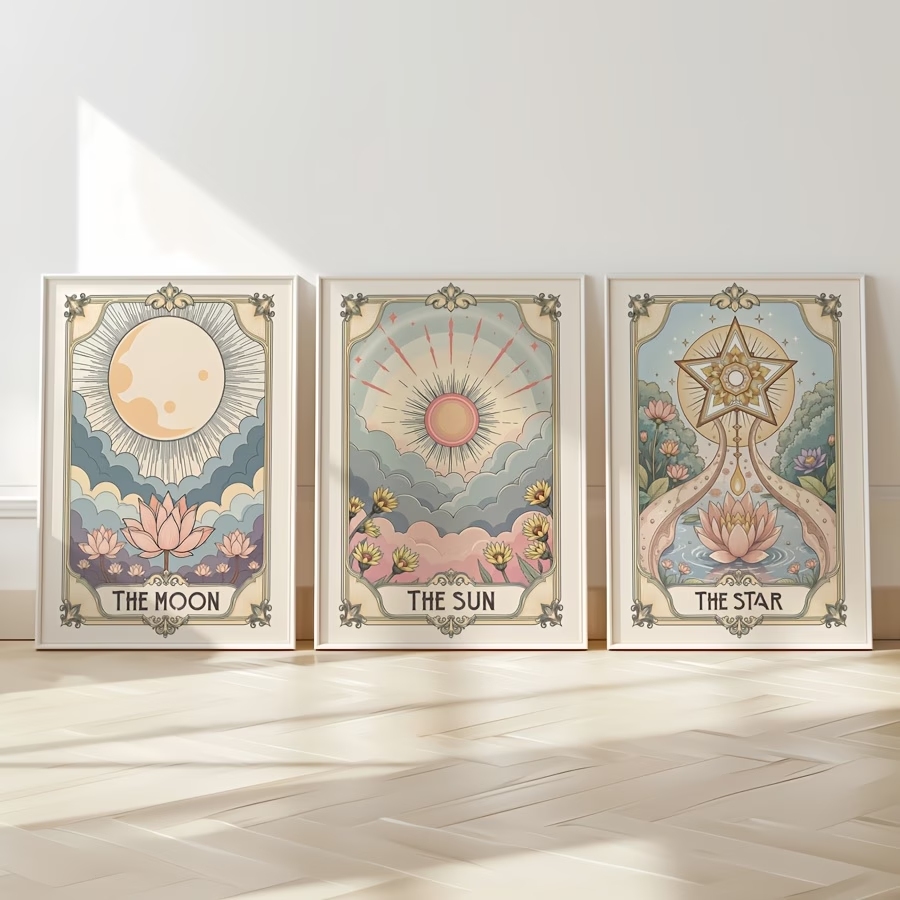 Home Decor Nz - Modern Boho Tarot Sun And Moon