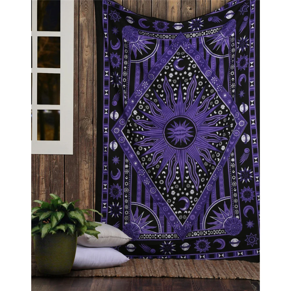 Home Decor Indonesia - Indian Tarot Divination Mandala Tapestry Hippie