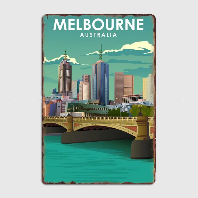 Home Decor Melbourne - Tourist Attraction Melbourne Australia Travel Posters