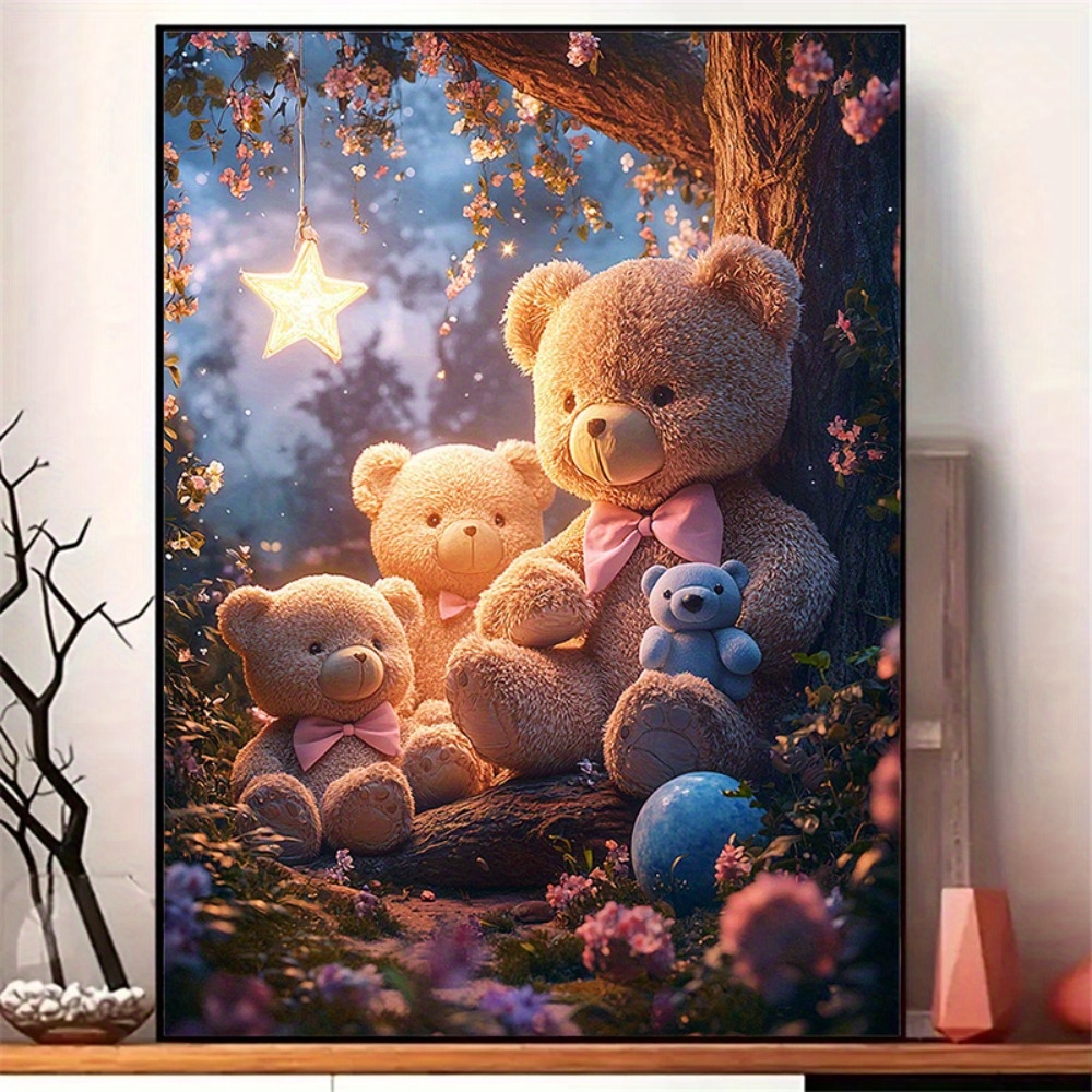 Home Decor Under 500 - 500/1000/1200/2000PCS Puzzle Teddy Bear Under The