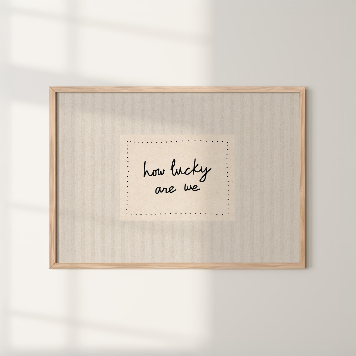 Home Decor Nz - Modern,Minimalist How Lucky Are We Quotes