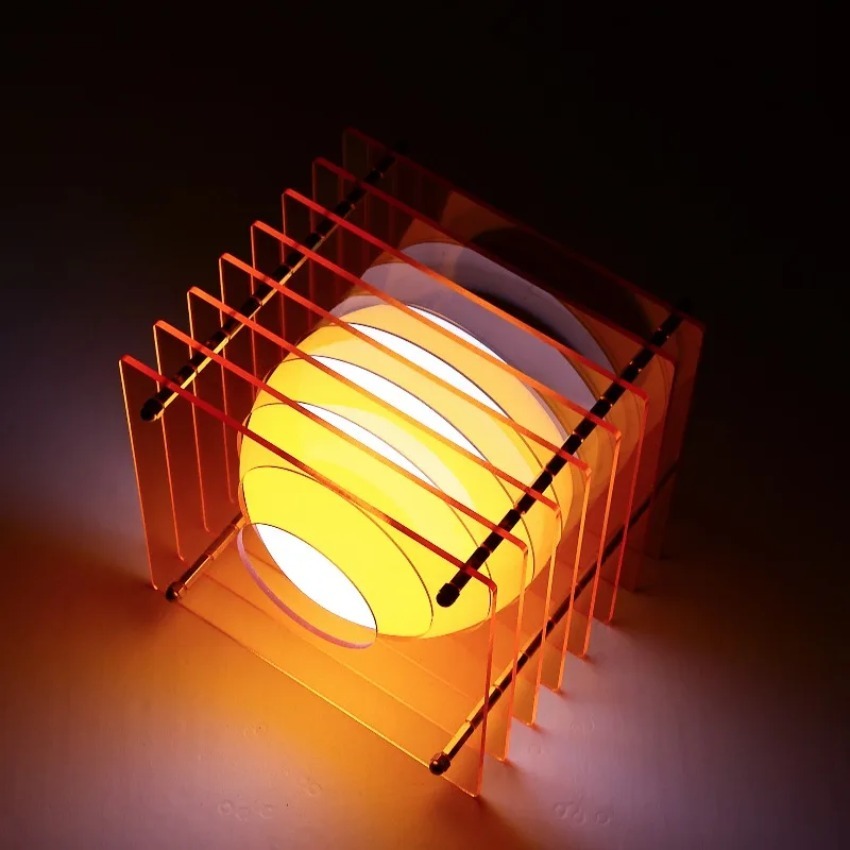 Home Decor Light - DIY Moon Lamp Acrylic Thousand Layer