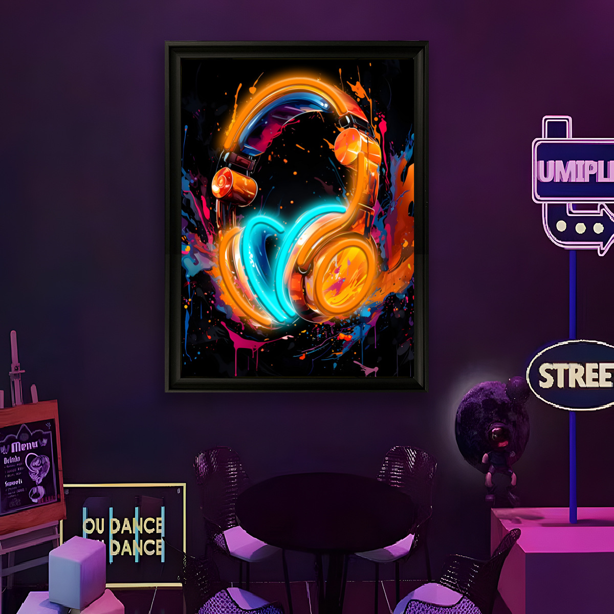 USB Powered LED Neon Light Fun - Home Decor Painting recension och pris