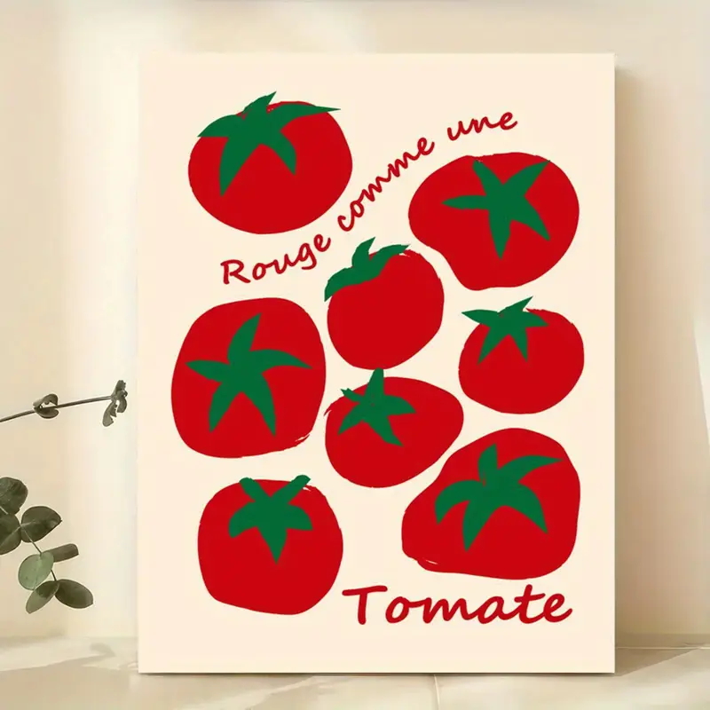 Modern Colorful Red Tomatoes W - Home Decor Nz recension och pris