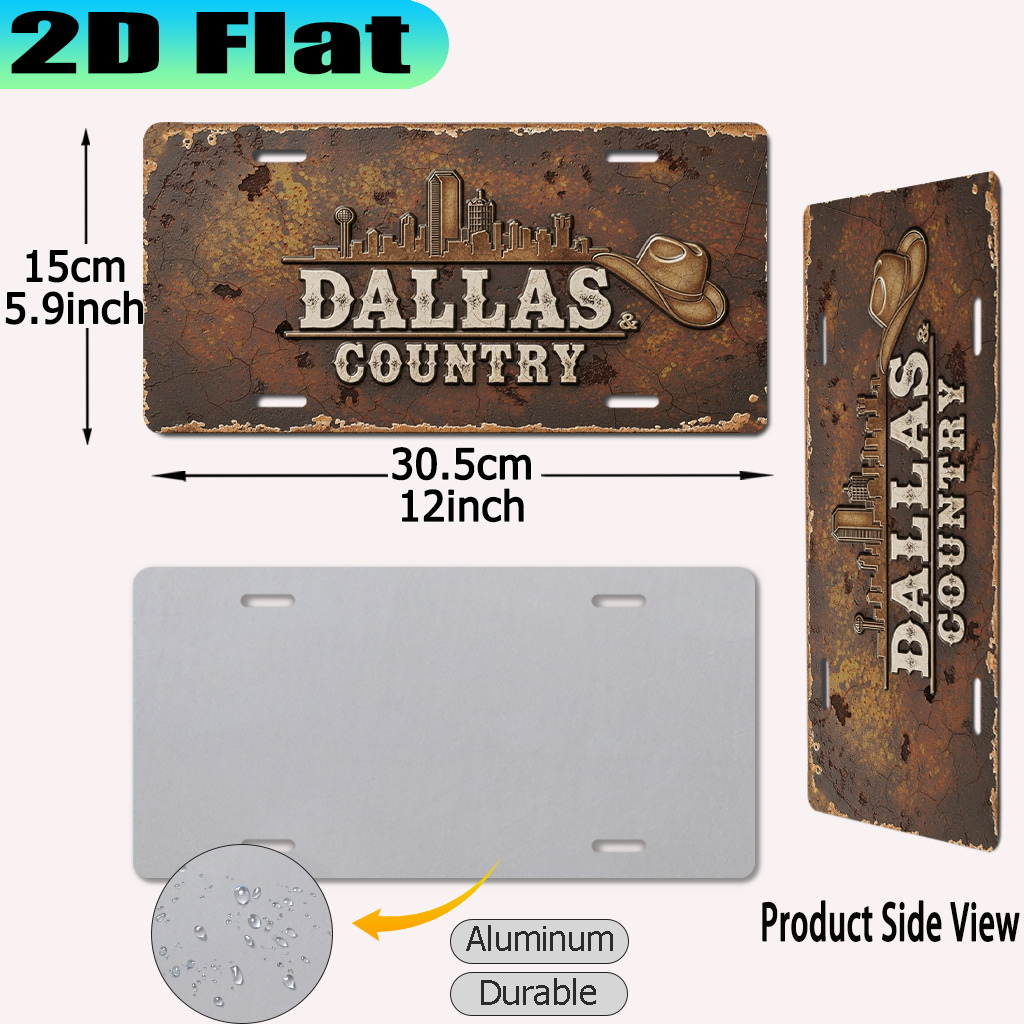 2D Flat Dallas & Country Cowbo - Home Decor Dallas recension och pris