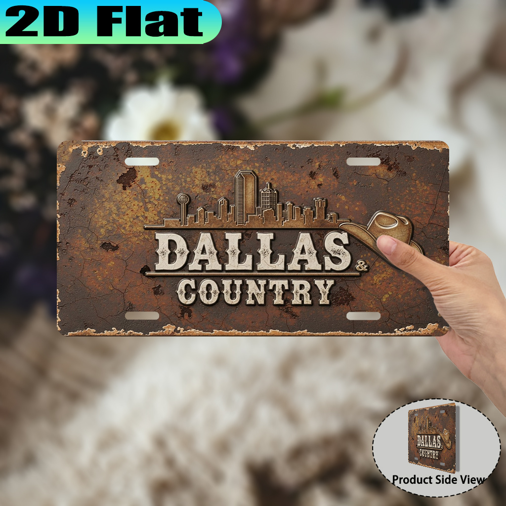 2D Flat Dallas & Country Cowbo - Home Decor Dallas recension och pris