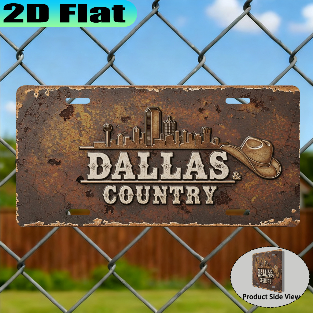 2D Flat Dallas & Country Cowbo - Home Decor Dallas recension och pris