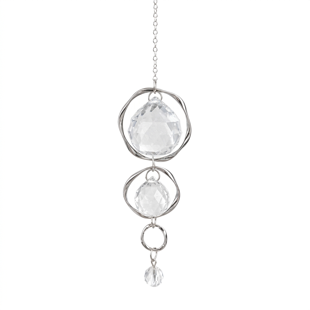 Rainbow Crystal Sun Catcher Pr - Boho Wind Chimes recension och pris