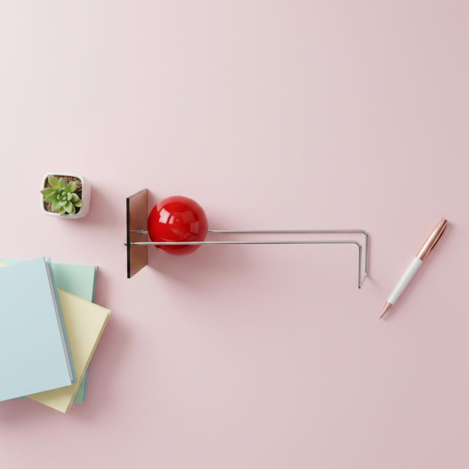 Acrylic Book Stopper Stainless - Aesthetic Bookend recension och pris