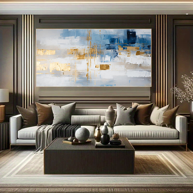 100% Handmade Abstract Oil Pai - Home Decor Free Images recension och pris