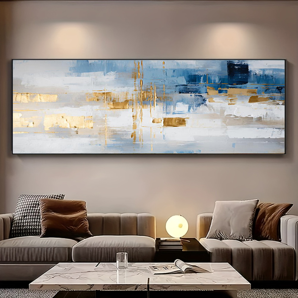 100% Handmade Abstract Oil Pai - Home Decor Free Images recension och pris