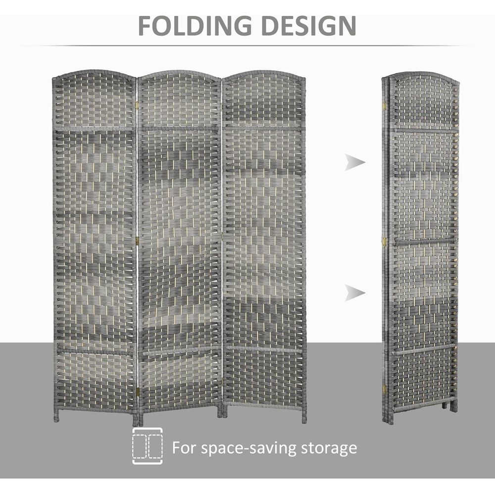Handwoven PP 3-Panel Room Divi - Room Divider Screen recension och pris