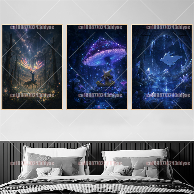Anime Pokemon Character Origin - Home Decor Painting recension och pris