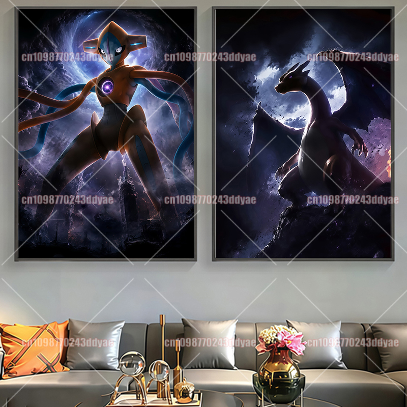Anime Pokemon Character Origin - Home Decor Painting recension och pris
