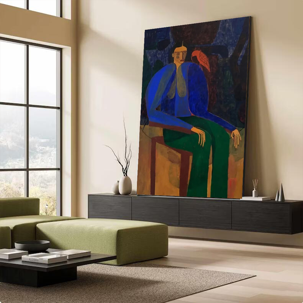 100% Handmade Abstract Oil Pai - Home Decor Free Images recension och pris