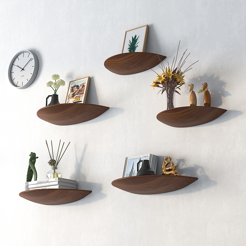 Wooden Semicircle Wall Shelf B - Home Decor Ikea recension och pris