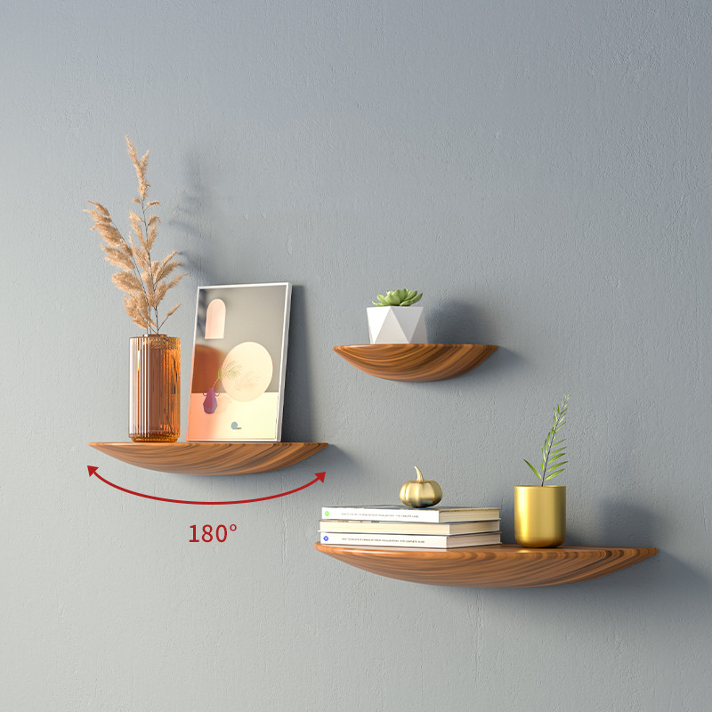 Wooden Semicircle Wall Shelf B - Home Decor Ikea recension och pris
