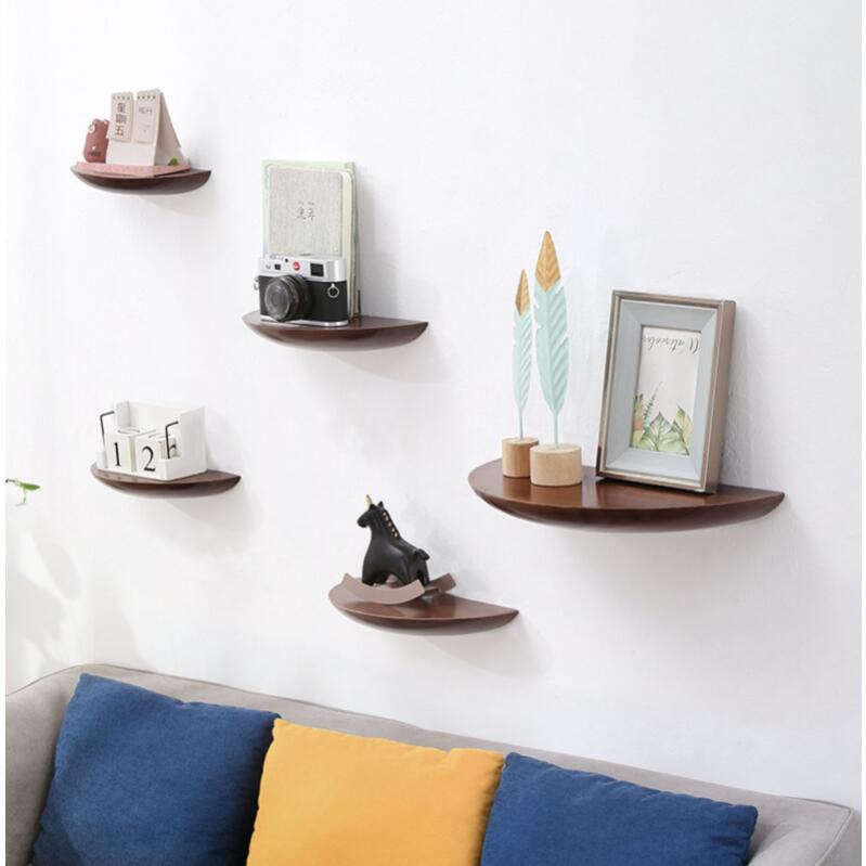 Wooden Semicircle Wall Shelf B - Home Decor Ikea recension och pris