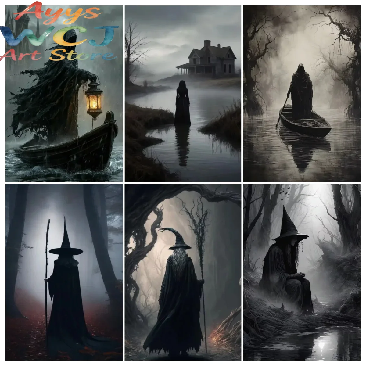 Dark Academia Art The Witch De - Home Decor Quirky recension och pris