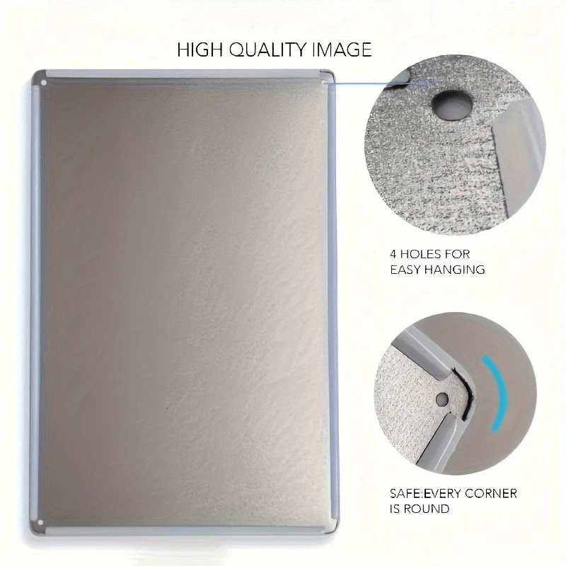 CIFBUY Vintage Aluminum Wall A - Home Decor Rustic recension och pris