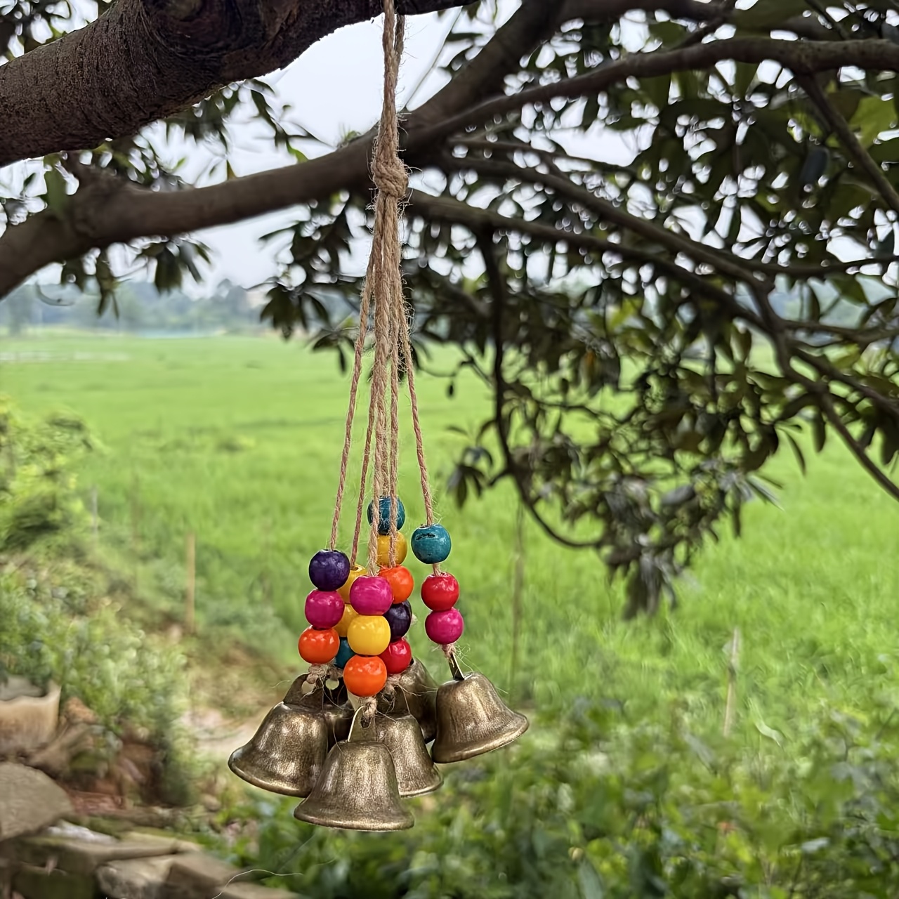 Bohemian Wind Chime with 6 Bro - Boho Wind Chimes recension och pris