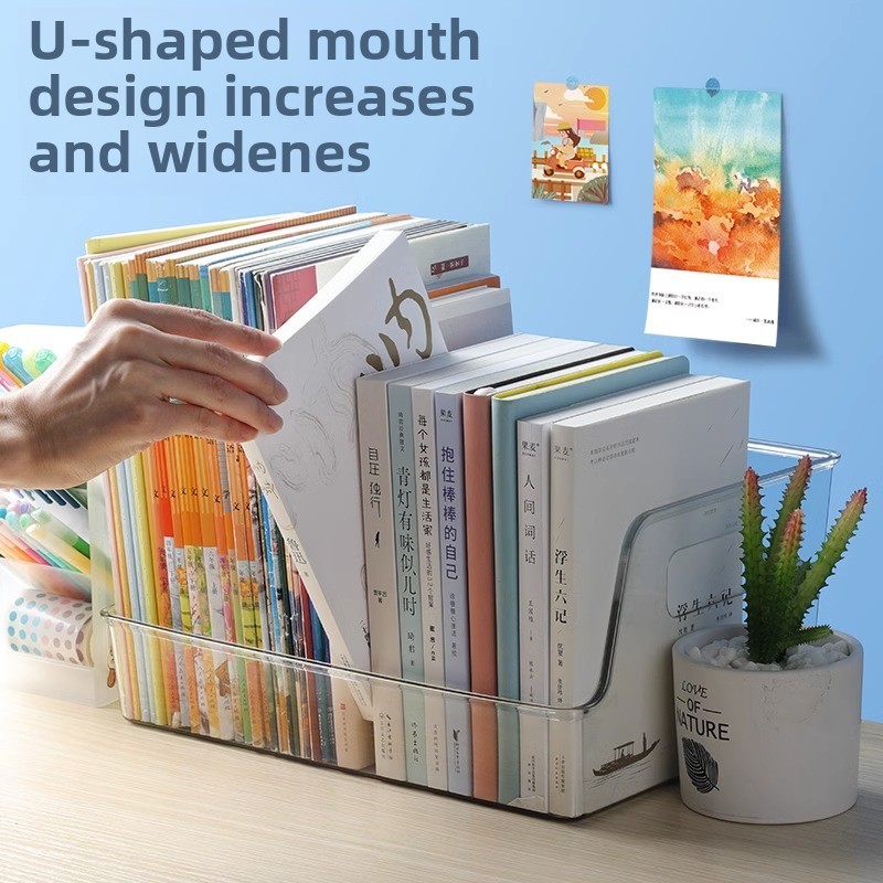 Acrylic Transparent Bookshelf  - Aesthetic Bookend recension och pris