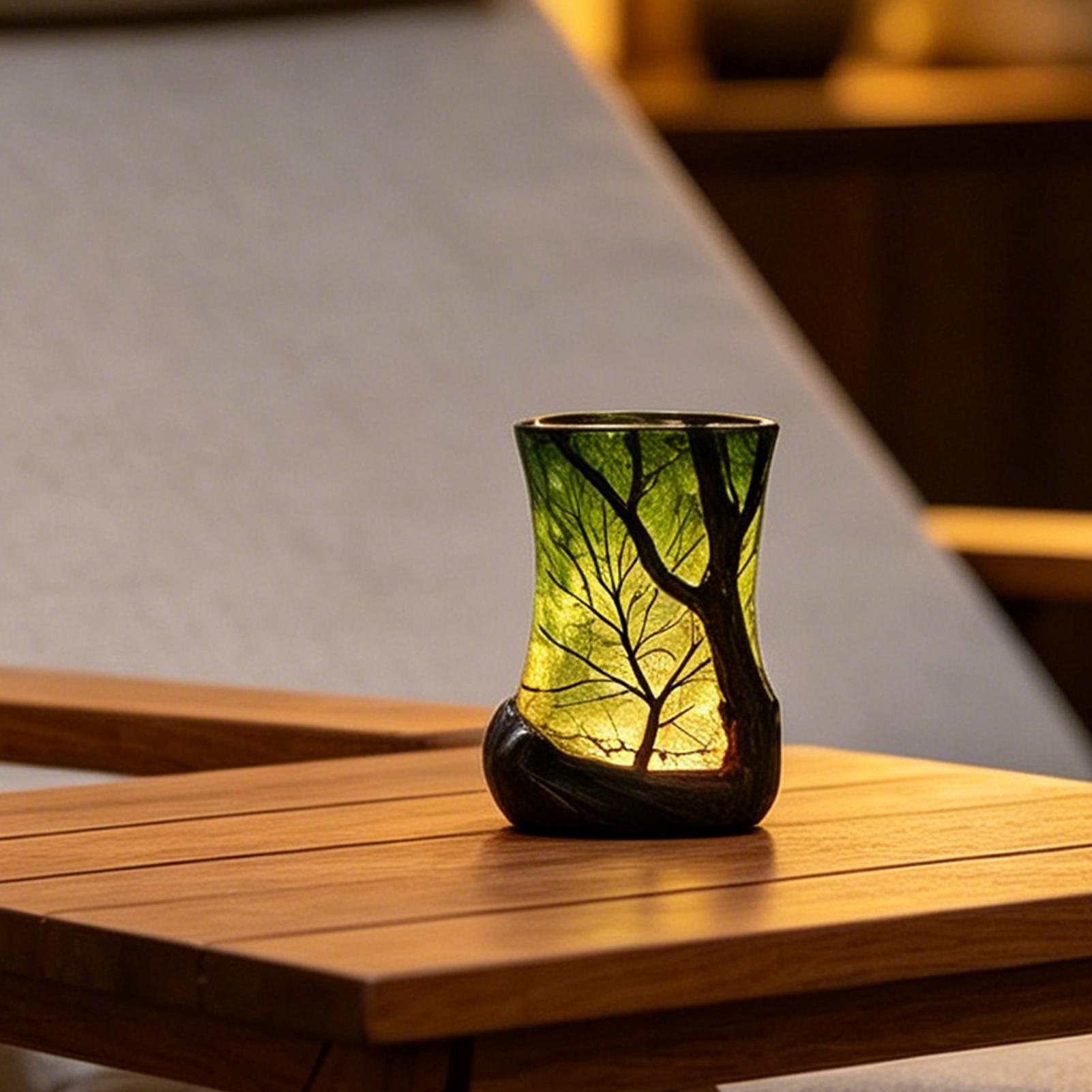 Bedside Table Lamp Forest Nigh - Home Decor Light recension och pris