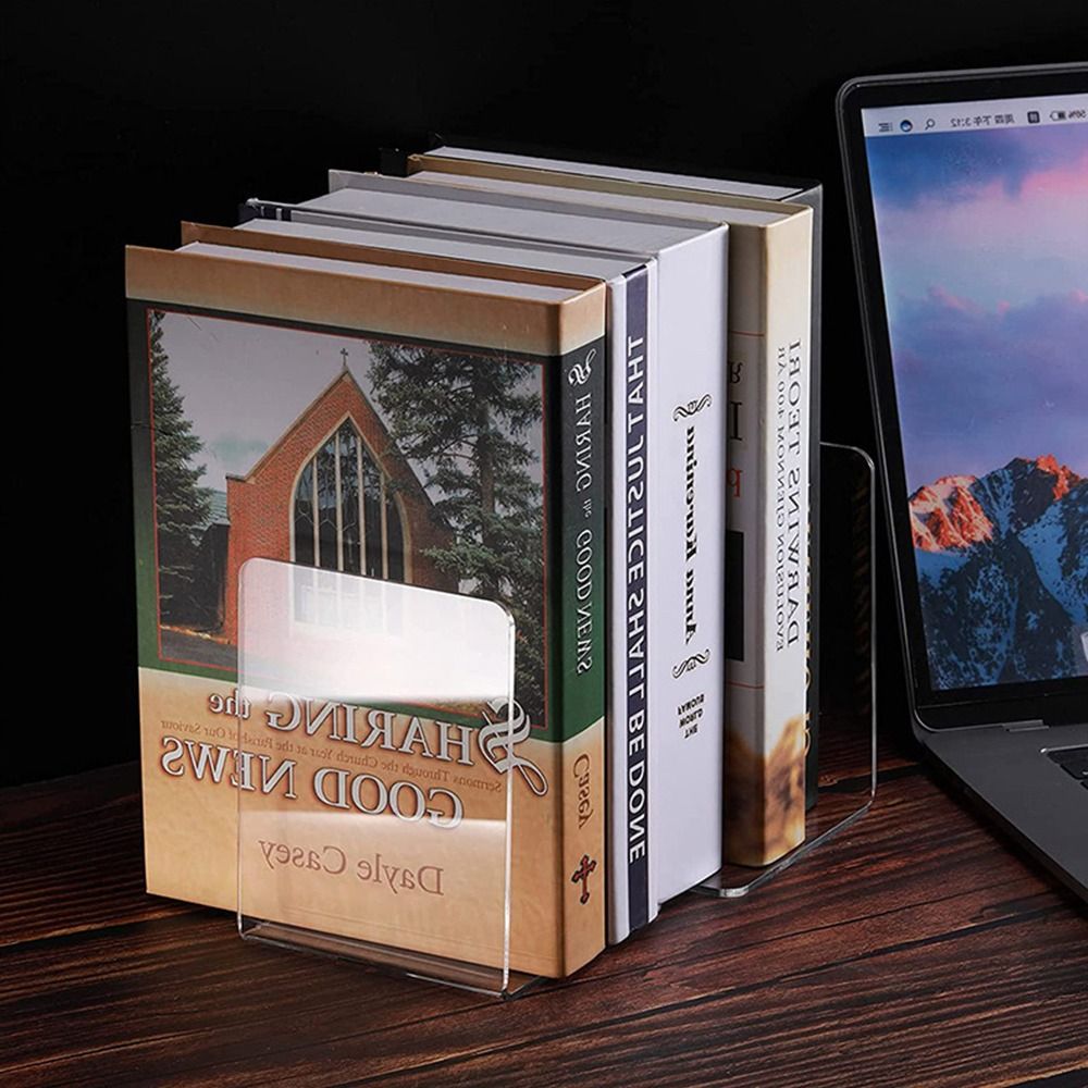 High Quality Acrylic Book Hold - Aesthetic Bookend recension och pris