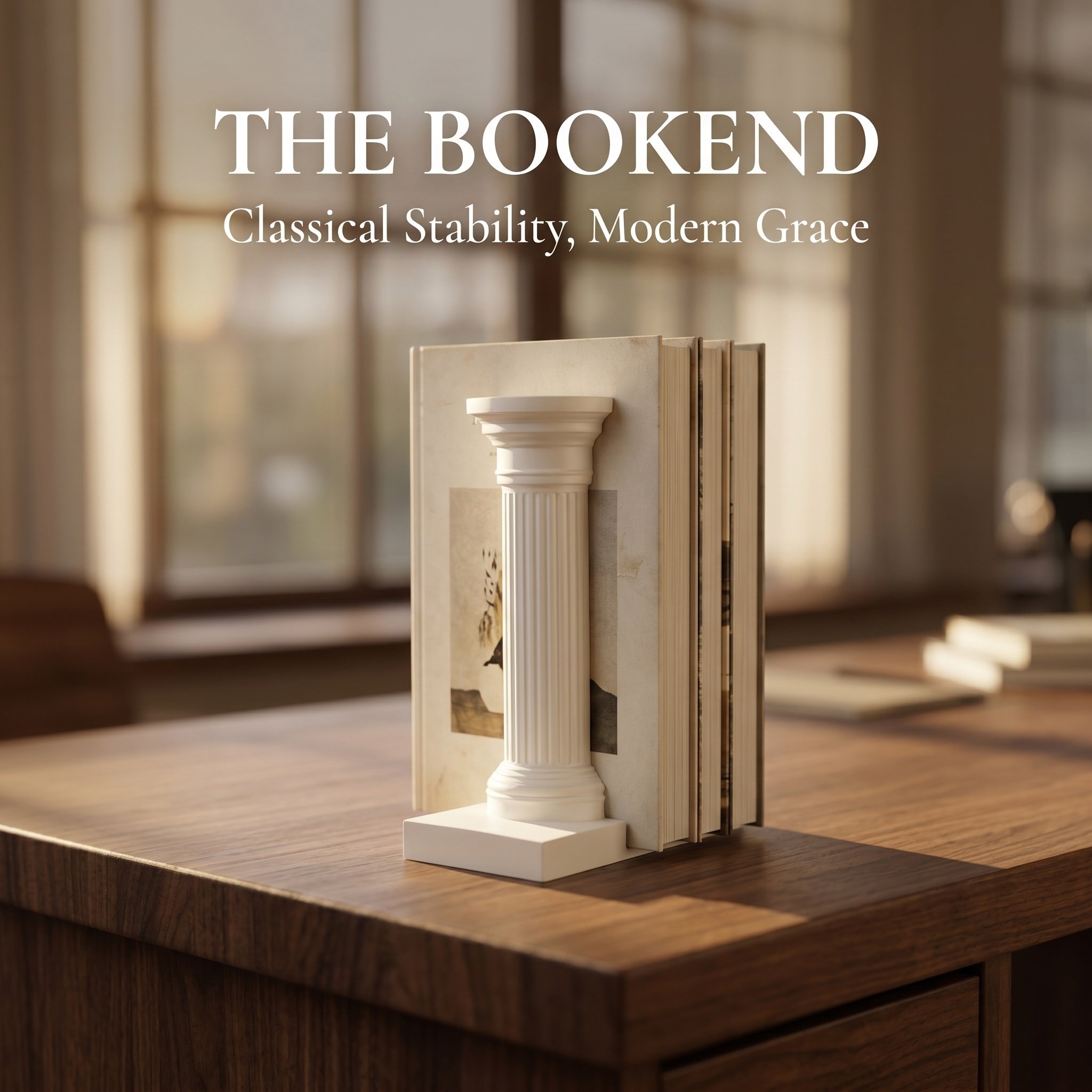 2pcs Roman Column Book Ends Vi - Aesthetic Bookend recension och pris