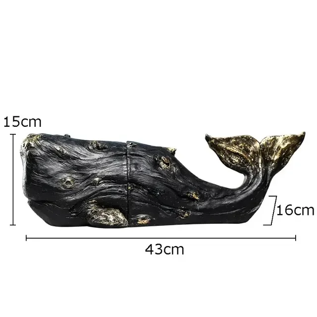 Gold Plated Whale Bookends Lib - Aesthetic Bookend recension och pris