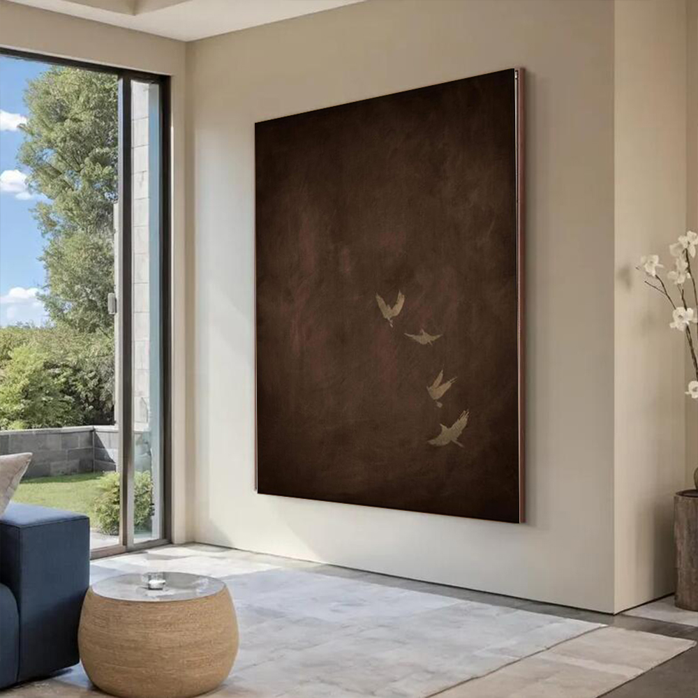100% Handmade Abstract Oil Pai - Home Decor Free Images recension och pris