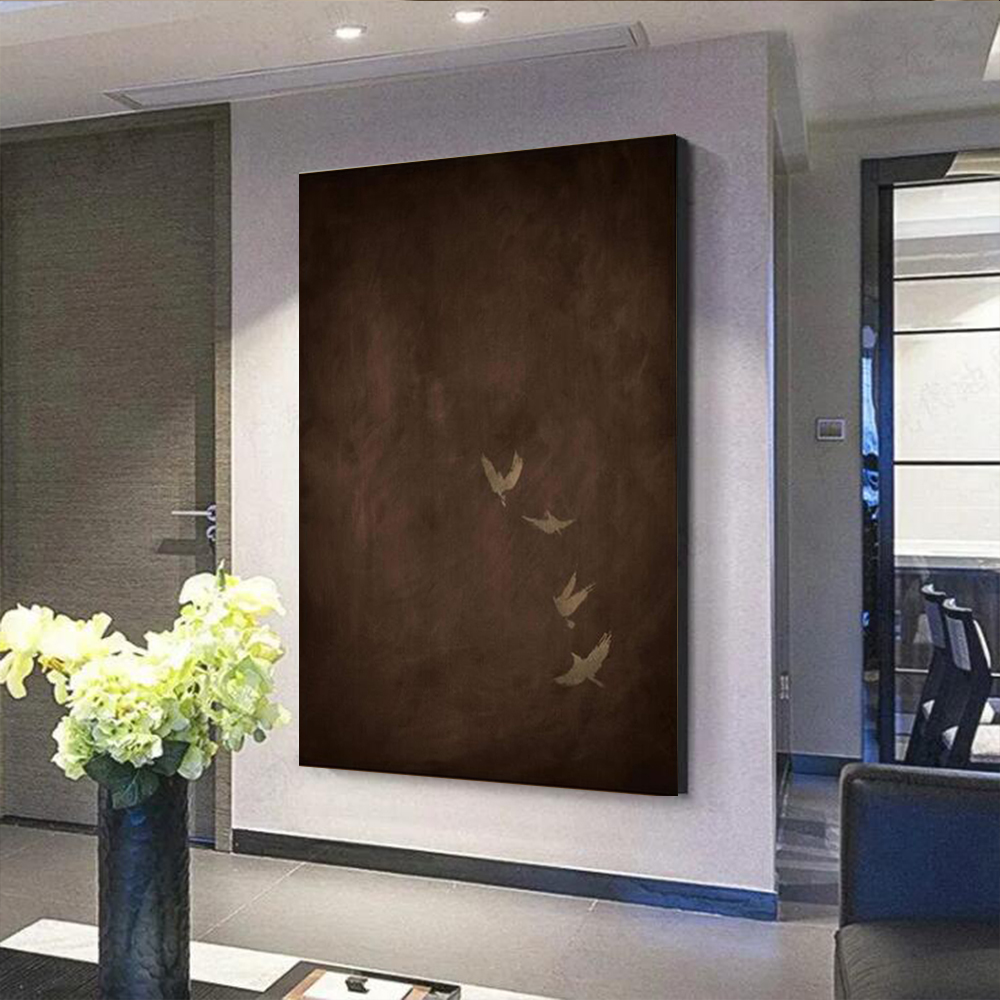 100% Handmade Abstract Oil Pai - Home Decor Free Images recension och pris