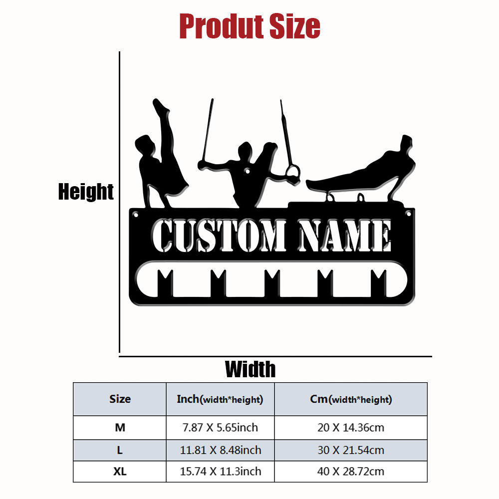 1pc Custom Fitness Metal Medal - Home Decor Happy recension och pris
