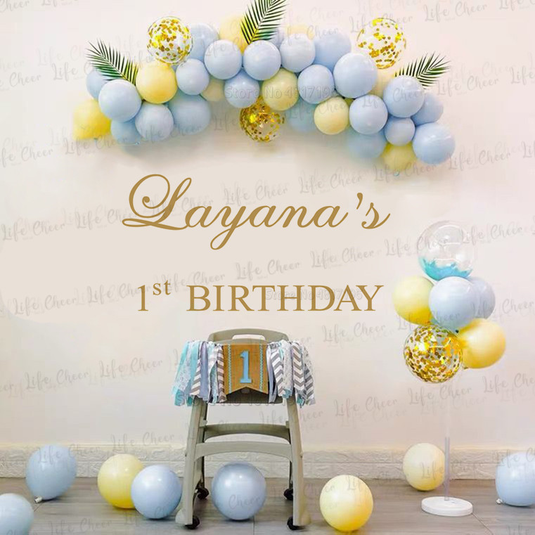 Birthday Party Vinyl Wall Deca - Home Decor Indonesia recension och pris