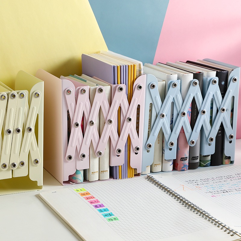 Large Capacity Metal Retractab - Aesthetic Bookend recension och pris