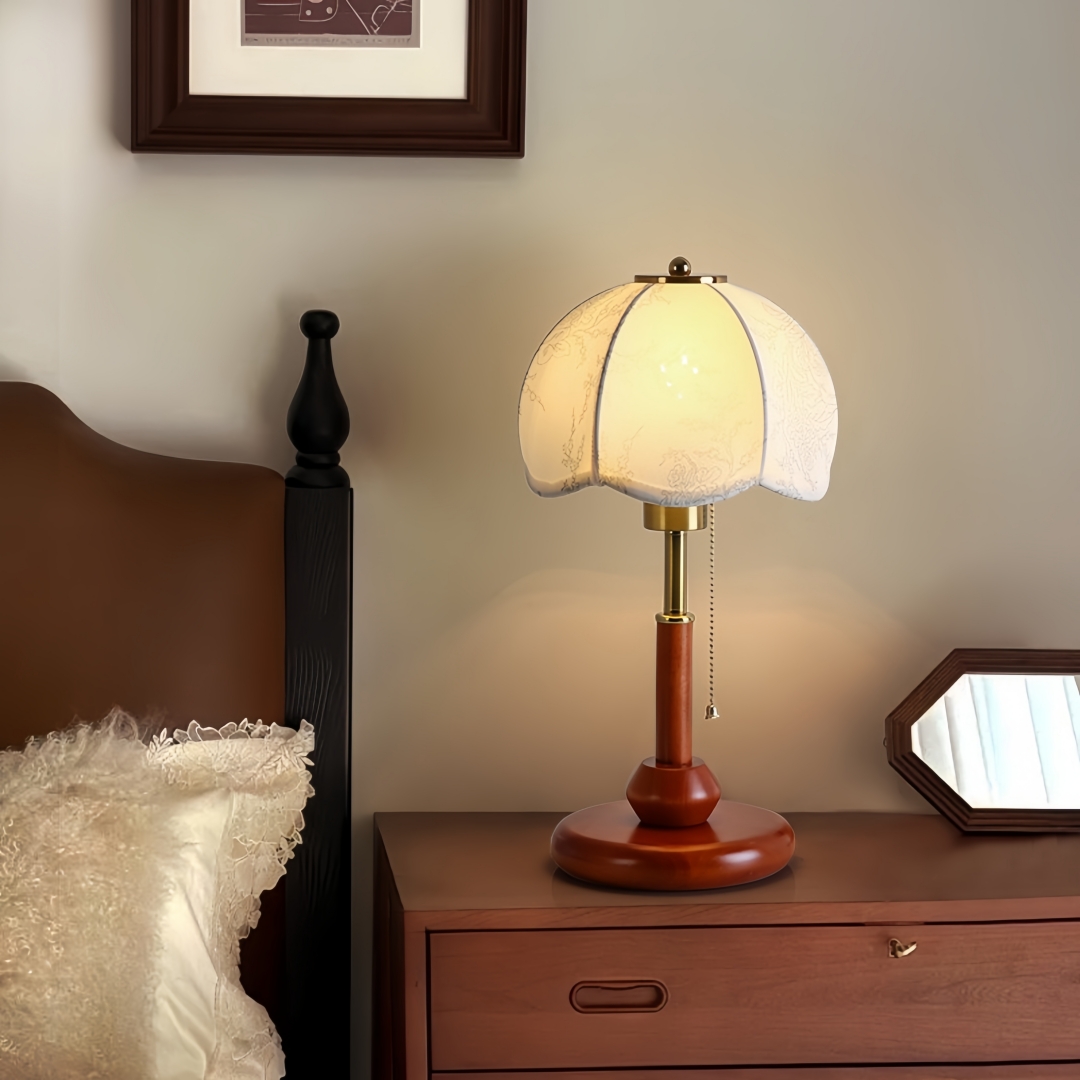 Vintage Scalloped Dome Table L - Home Decor Light recension och pris