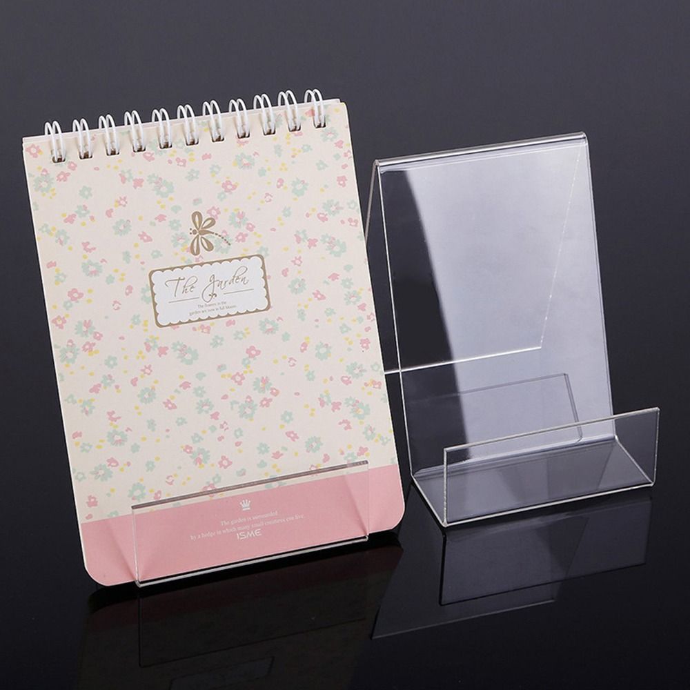 Minimalist Acrylic Book Holder - Aesthetic Bookend recension och pris