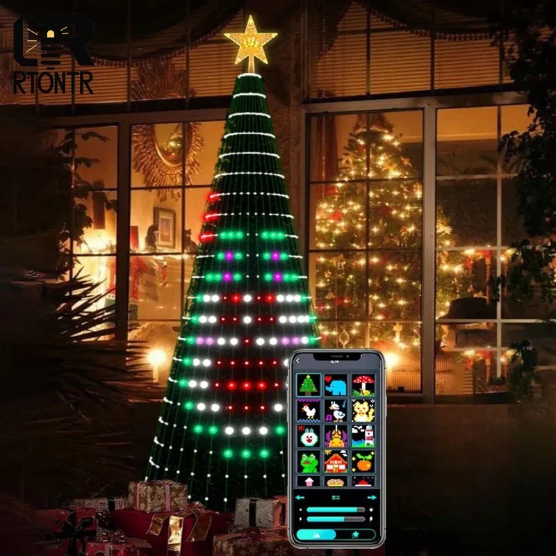 Christmas Star Tree Lights RGB - Home Decor Light recension och pris