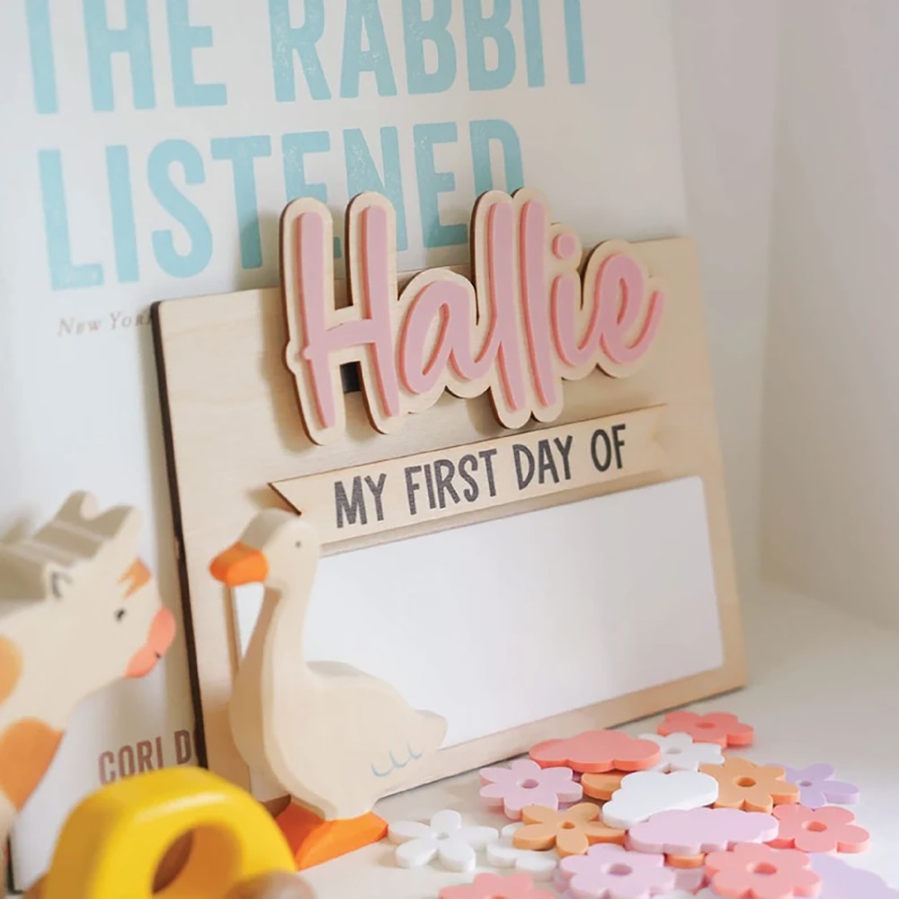 1Pc Custom First and Last Day  - Home Decor Rustic recension och pris