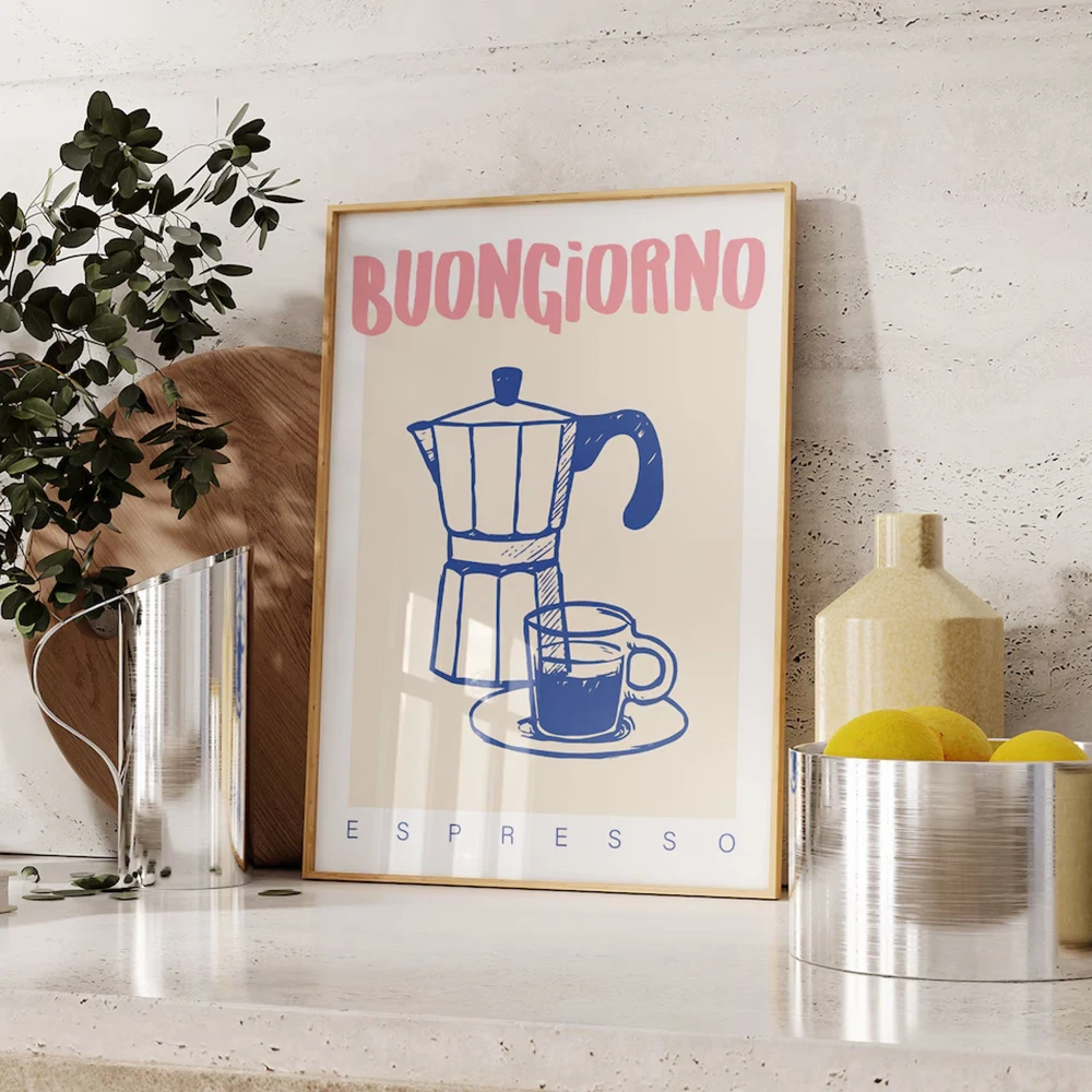 Modern Coffee Espresso Wall Ar - Home Decor Nz recension och pris