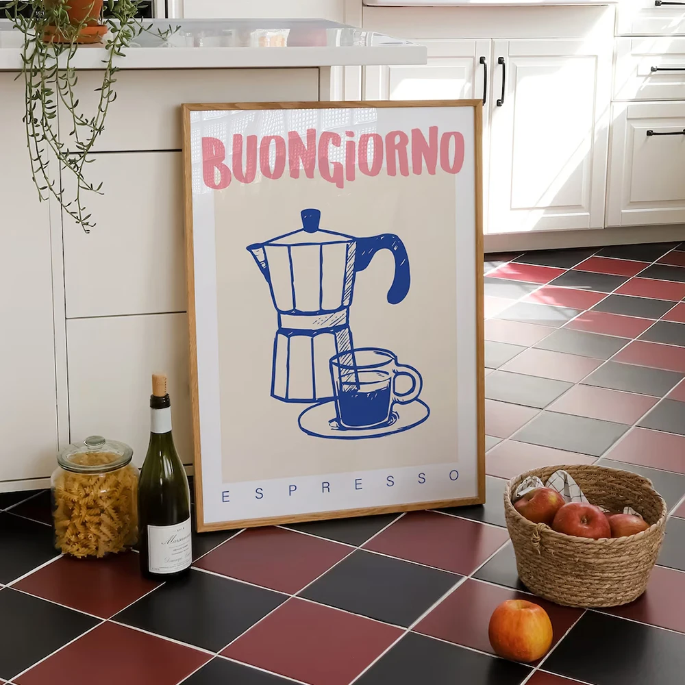 Modern Coffee Espresso Wall Ar - Home Decor Nz recension och pris