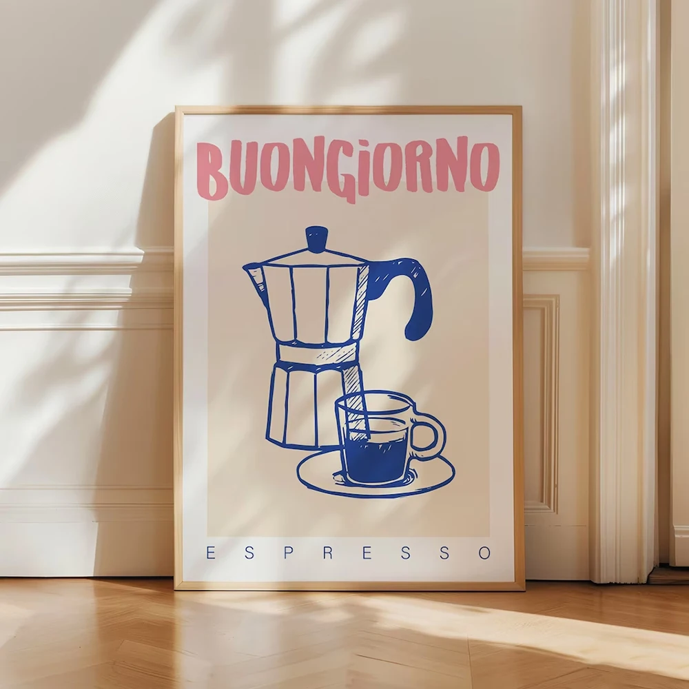 Modern Coffee Espresso Wall Ar - Home Decor Nz recension och pris