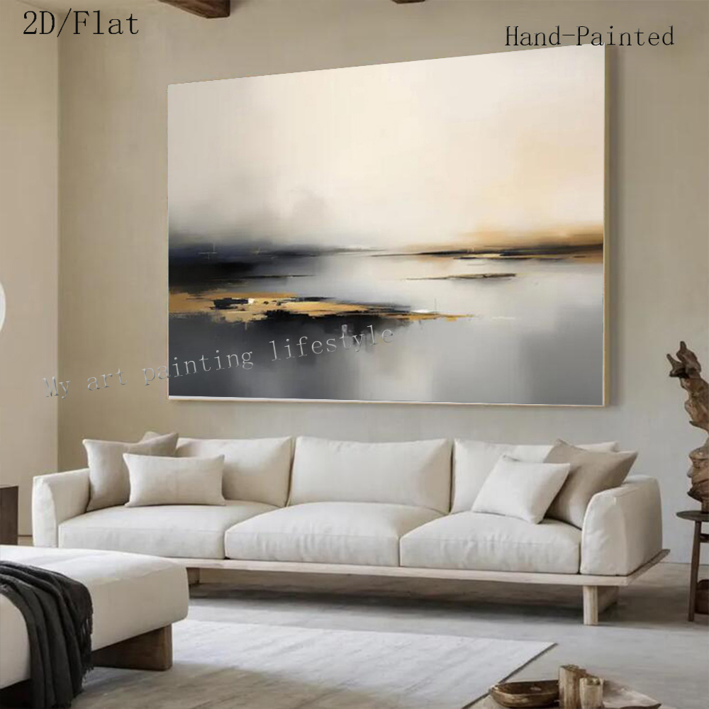 Large Abstract Oil Painting Ha - Home Decor Free Images recension och pris