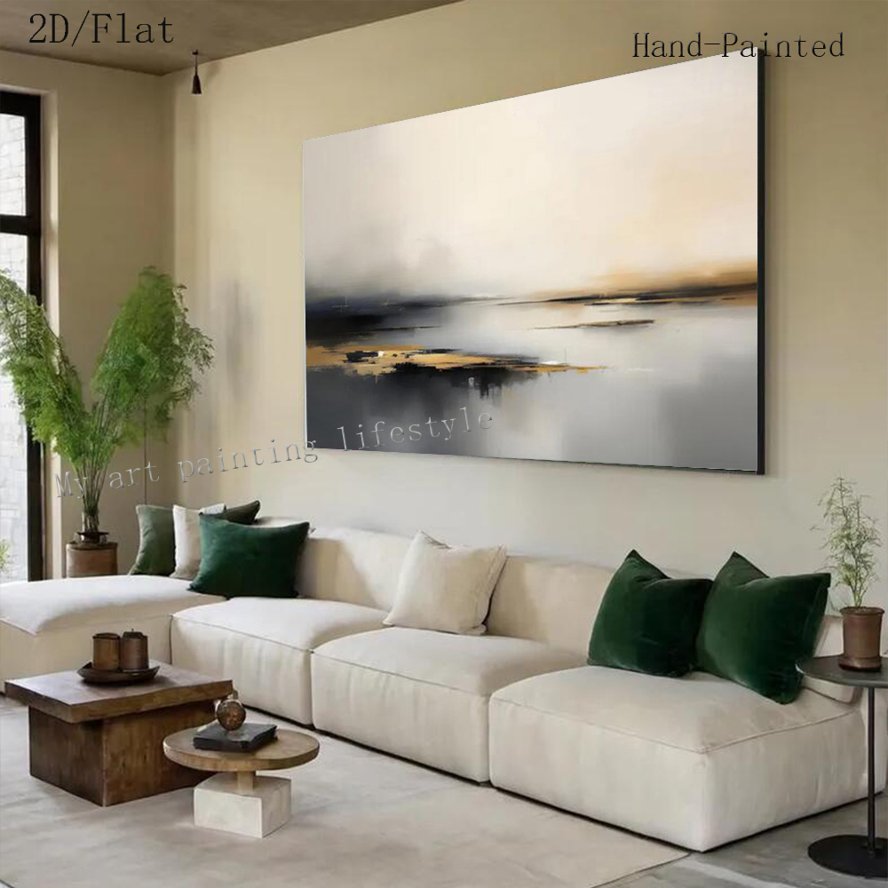 Large Abstract Oil Painting Ha - Home Decor Free Images recension och pris