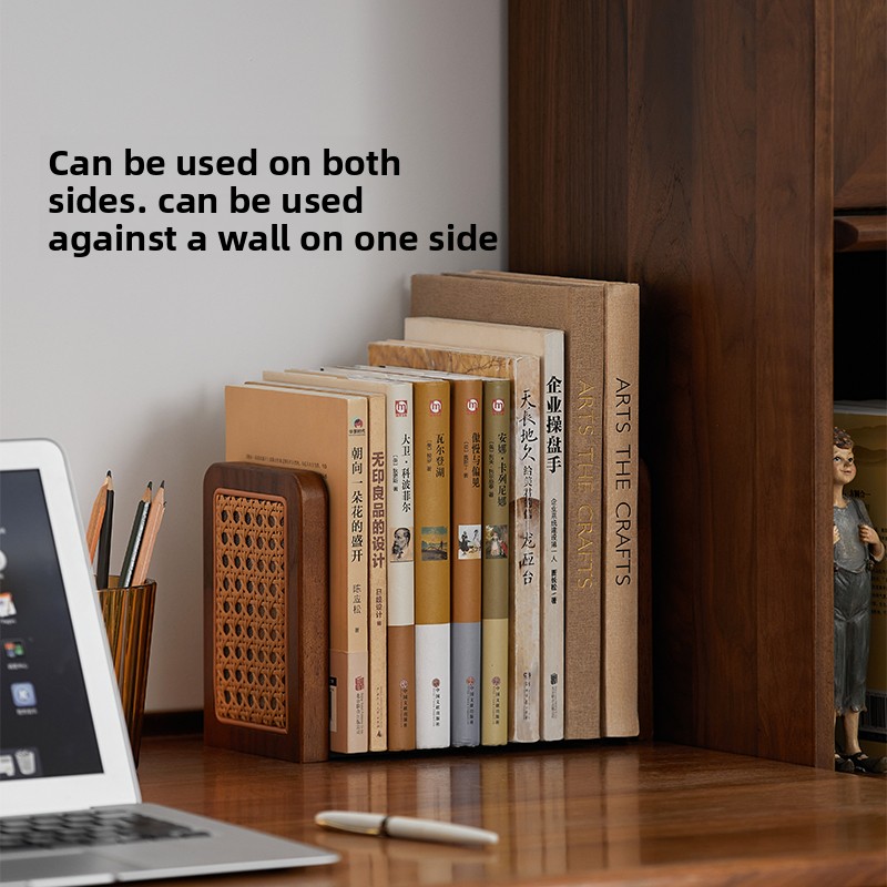 Rattan Woven Bookends Creative - Aesthetic Bookend recension och pris
