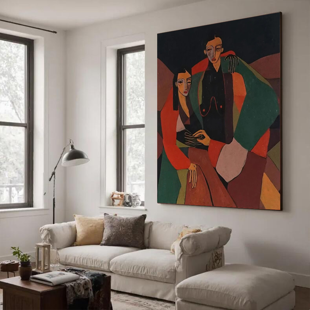100% Handmade Abstract Oil Pai - Home Decor Free Images recension och pris