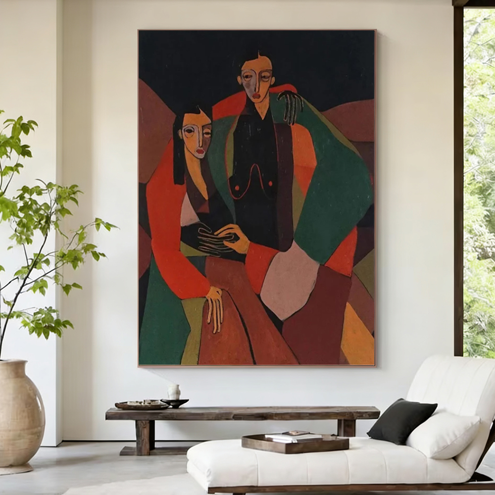 100% Handmade Abstract Oil Pai - Home Decor Free Images recension och pris
