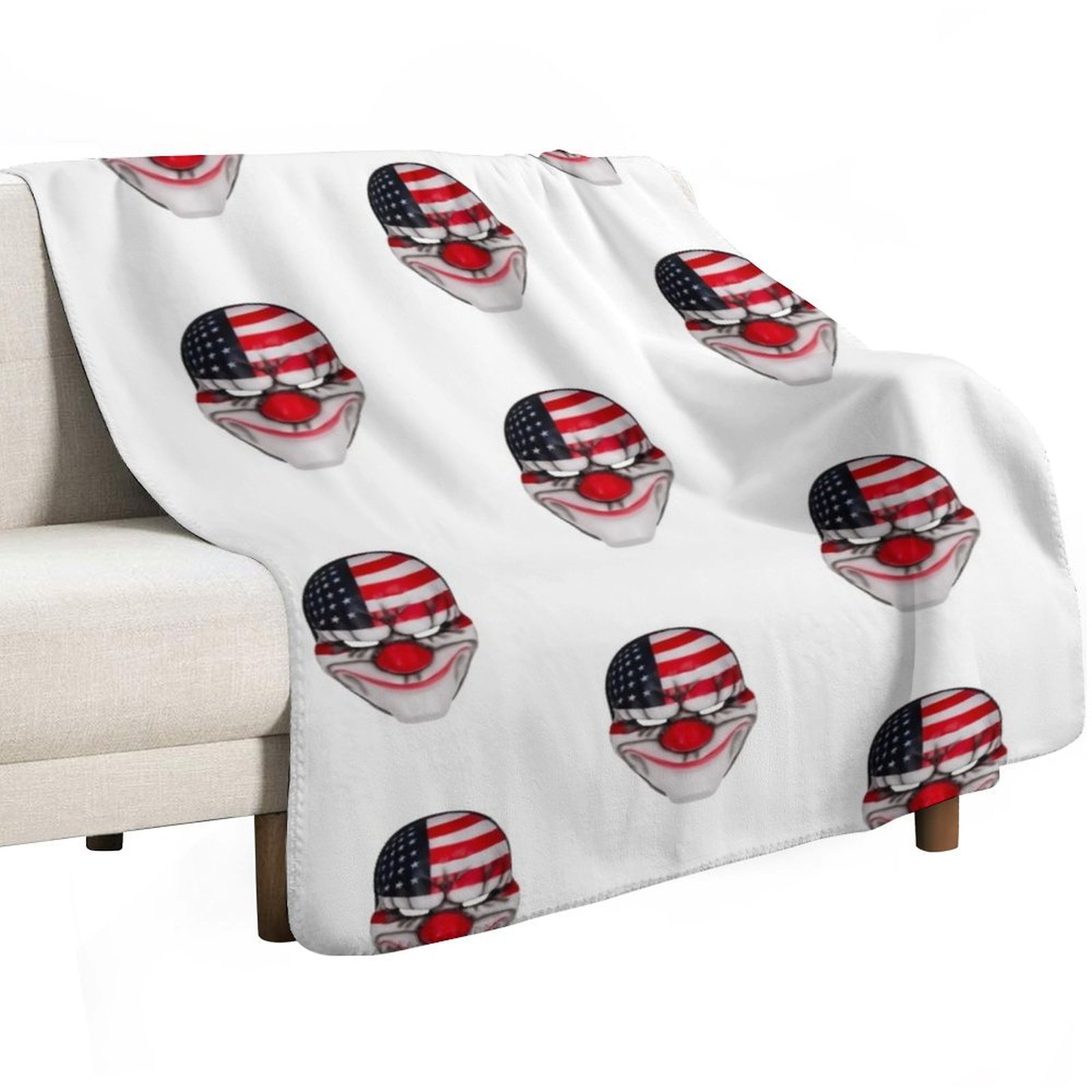 Dallas Mask Throw Blanket Deco - Home Decor Dallas recension och pris