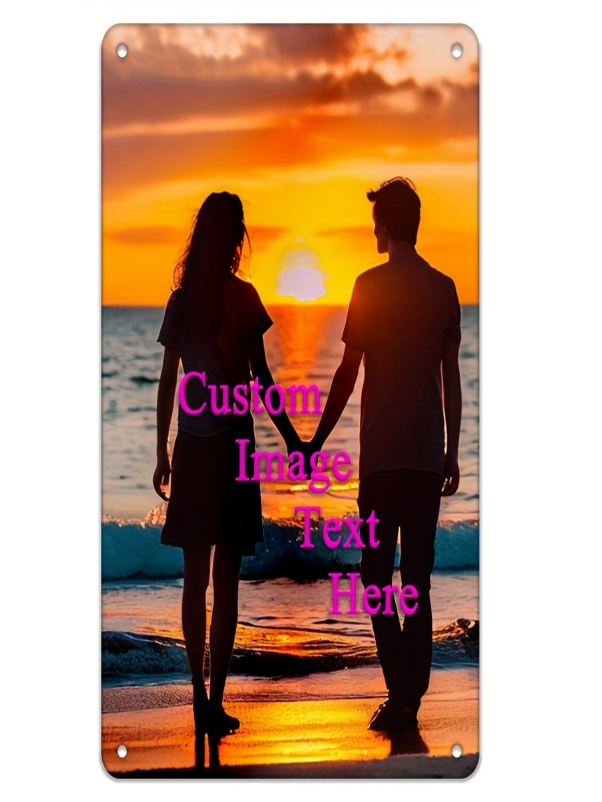 Custom Image/Text 2D Flat Prin - Home Decor Free Images recension och pris