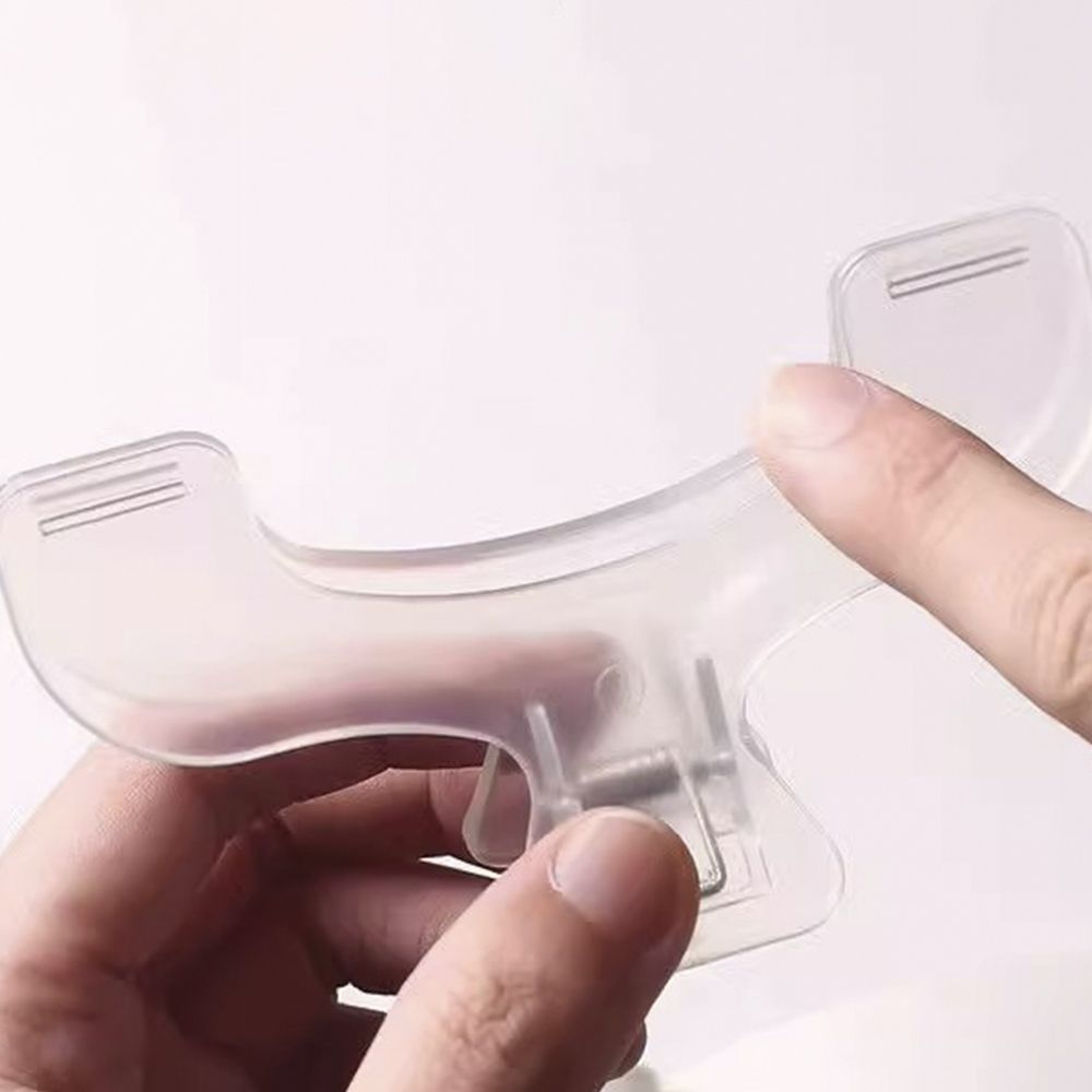 1PC Transparent Plastic Book H - Aesthetic Bookend recension och pris